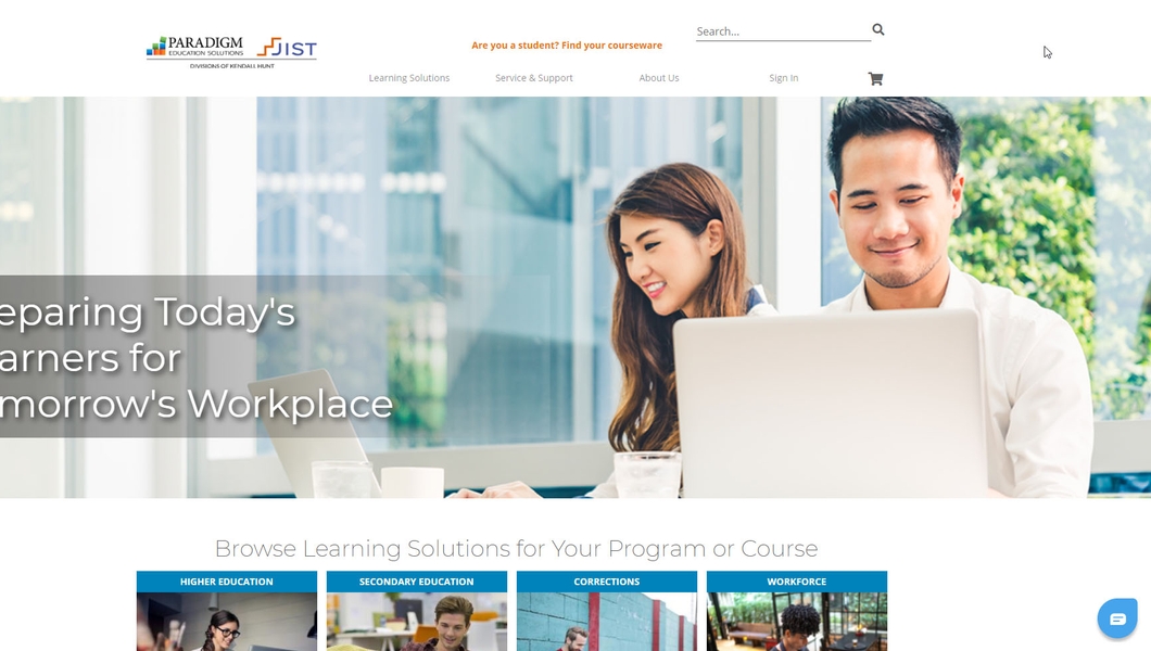 Paradigm, E-commerce Website